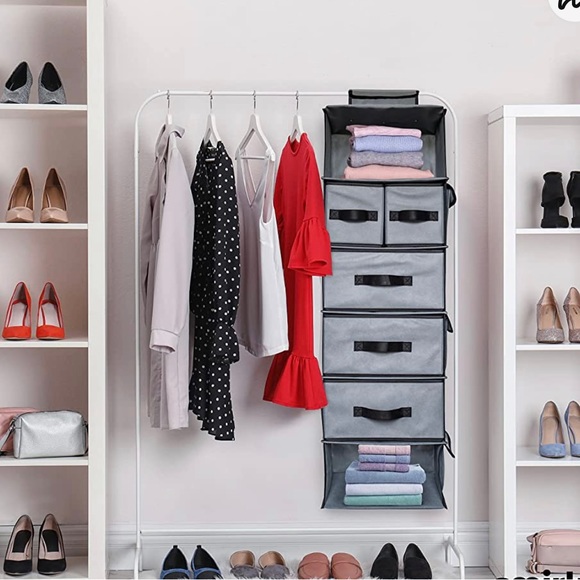 Hanging Shelves for Closet Organization and Storage, Shelf & Drawers - Picture 4 of 6